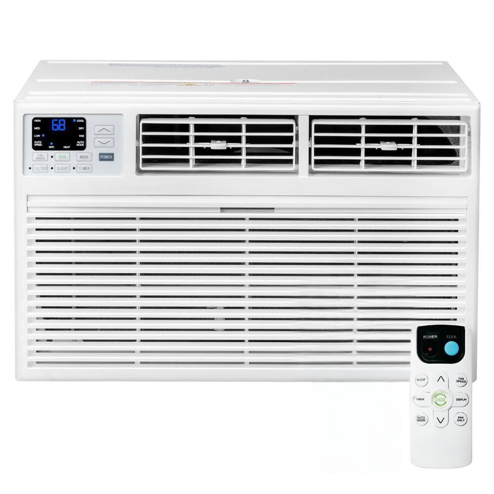 10,000 BTU (DOE) 230-Volts WIFI Through-the-Wall Air Conditioner 450 sq. ft. with Heater in White price history on PriceWatchPro