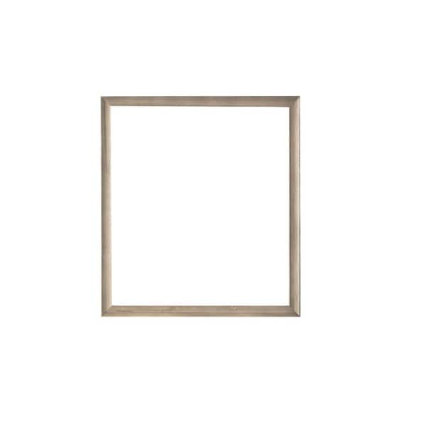 James Martin Vanities Glenbrook 36.0 in. W x 40.0 in. H Framed Wall Bathroom Vanity Mirror in Whitewashed Oak