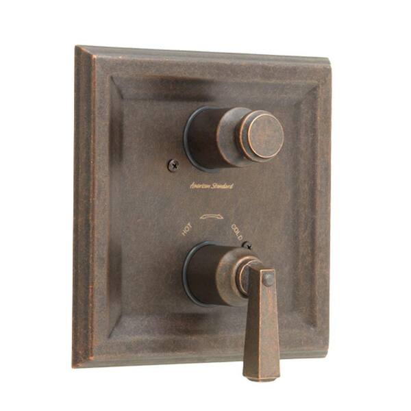 American Standard Town Square 2-Handle Thermostat Valve Trim Kit in Oil Rubbed Bronze (Valve Not Included)