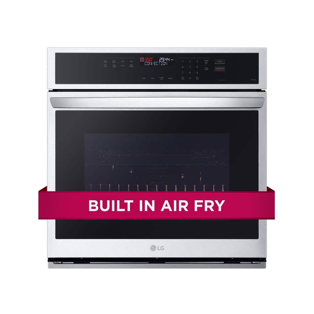 LG 4.7 cu. ft. Smart Single Electric Wall Oven with Fan Convection, Air