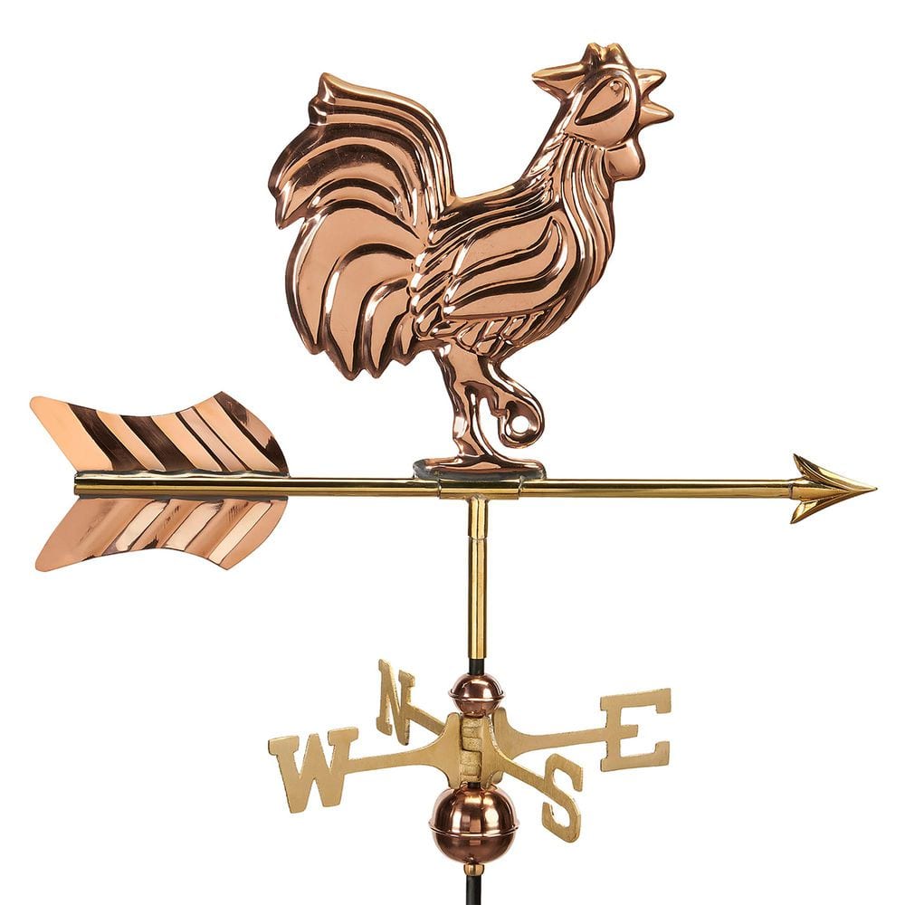 Rooster Cottage Weathervane - Pure Copper with Roof Mount price history on PriceWatchPro
