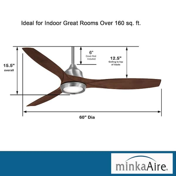 minka aire skyhawk led ceiling fan f749l