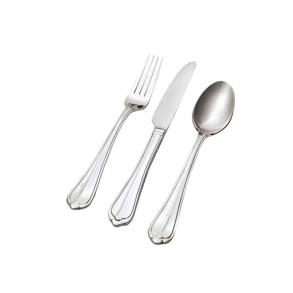 Hampton Forge Brooke 45-Piece Flatware Set in Stainless Steel for 8