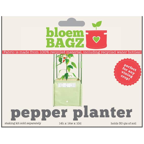 Bloem BloemBagz Pepper Planter Grow Bag 8 Gallon Living Green