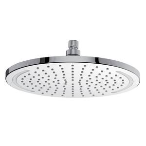 Technolight 1-Pattern 2.5 GPM 11.81 in. Ceiling Mount Round Shower Head with LED Light in Chrome