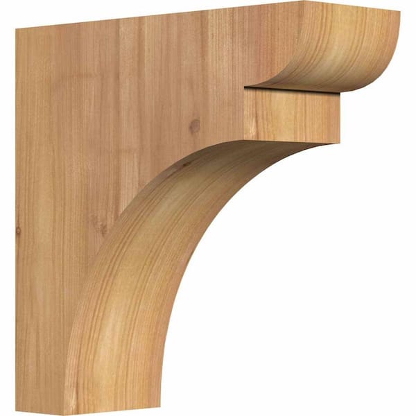 Ekena Millwork 3-1/2 in. x 10 in. x 10 in. Western Red Cedar Yorktown Smooth Corbel