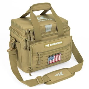 Water Resistant Fishing Tackle Bags in Khaki for Fishing Gear Storage