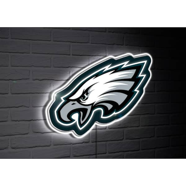 Evergreen Philadelphia Eagles Team Logo Shaped Plug in LED Lighted Sign ...