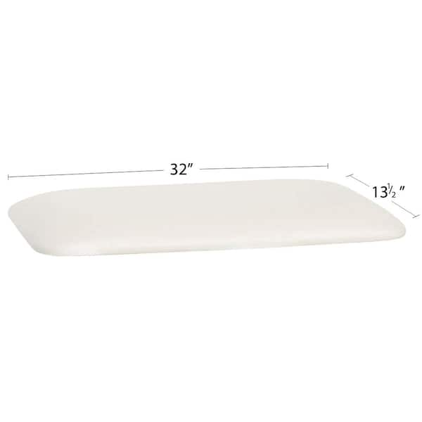 Seachrome P-B320135-NW Replacement Cushion Shower Seat Top Only, White