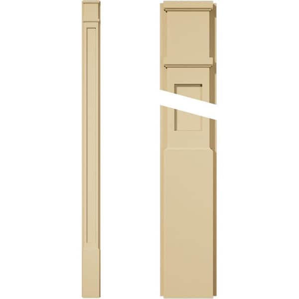 Ekena Millwork 2 in. D x 6 in. W x 96 in. L Primed Polyurethane Pilaster 1- Pack