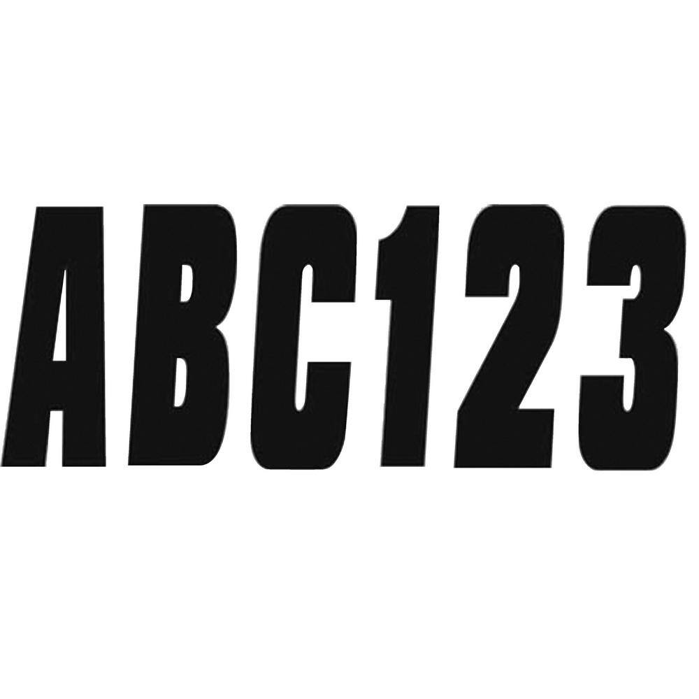 3" Vinyl Letters/Numbers Kit A-Z, 0-9 Boat Die Cuts 