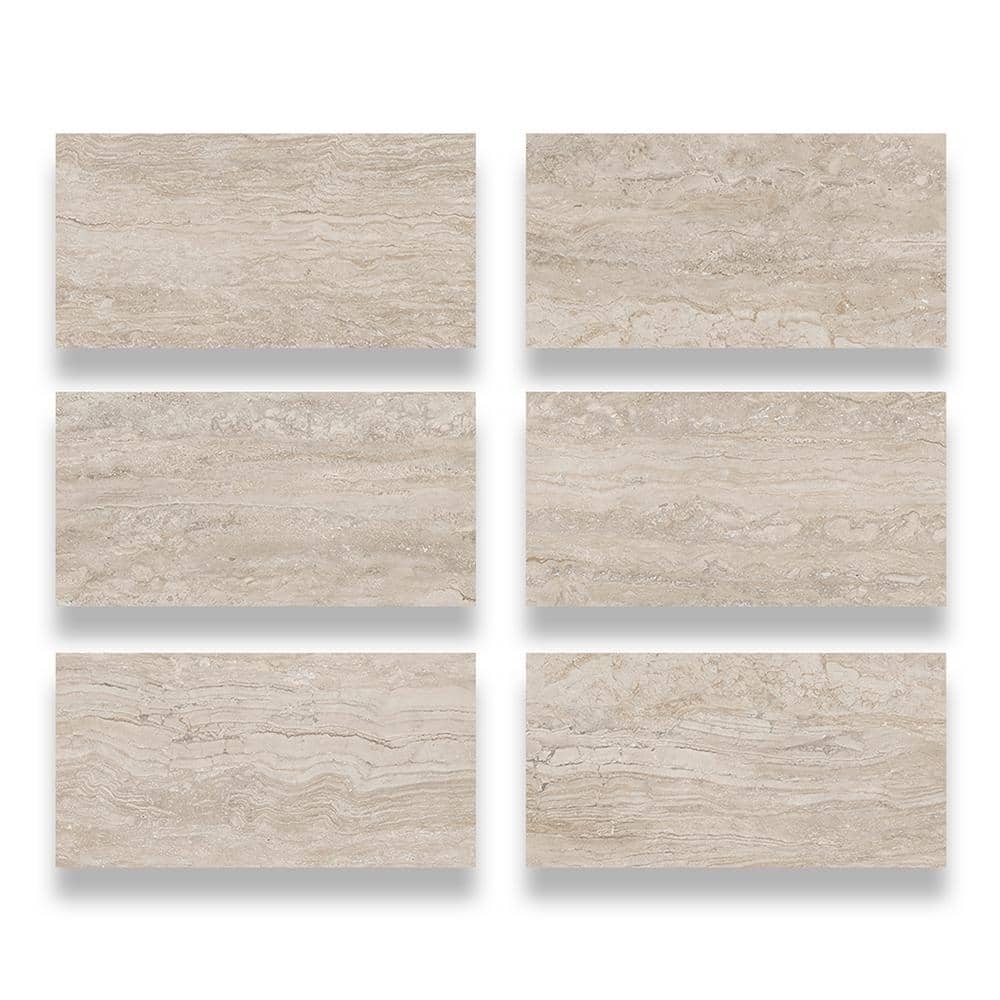 Natural Beige Matte Porcelain 12x24 Rectified Tile