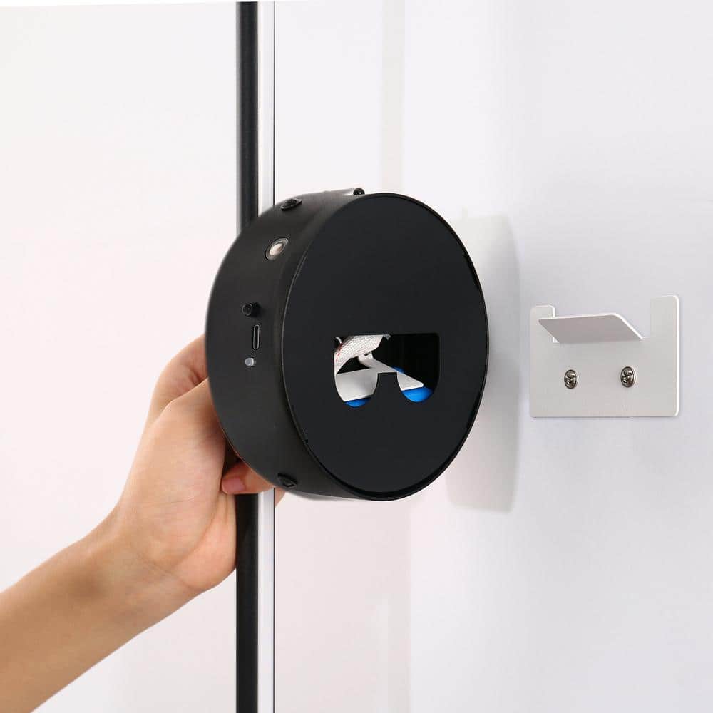 Black Metal Dimmable Battery Operated LED Wall Sconce