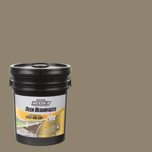 4 gal. River Rock Exterior 20X Deck Resurfacer