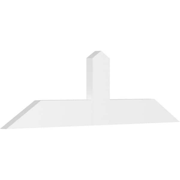 Ekena Millwork Portland 60 in. W x 17.5 in. H x 2 in. D Signature Polyurethane Bracket
