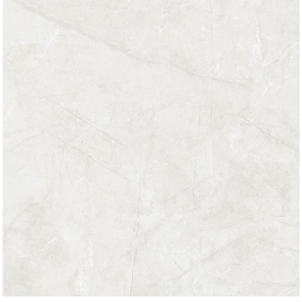 Unbranded Polished 35.43 in. x 35.43 in. Palma Gris Porcelain Floor and Wall Tile (17.43 sq.ft./Case)