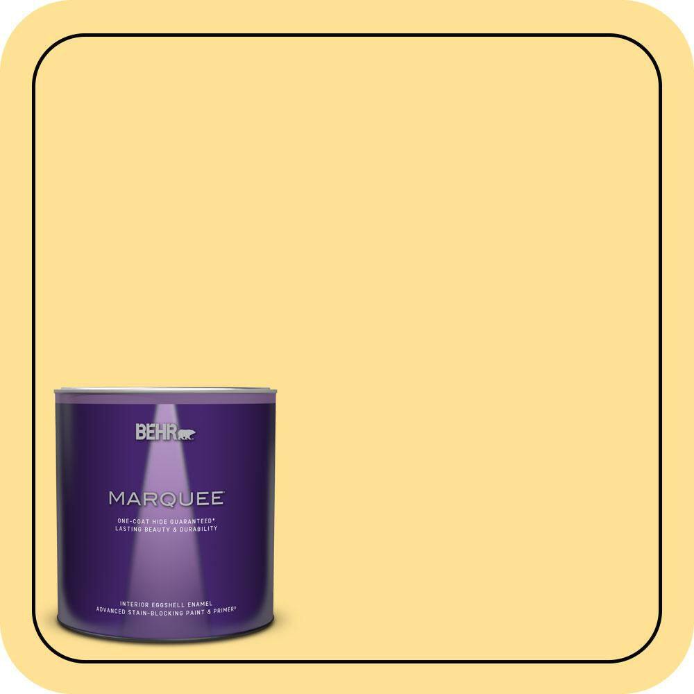 1 qt. #330B-4 Cheerful Hue Eggshell Enamel Interior Paint & Primer price history on PriceWatchPro