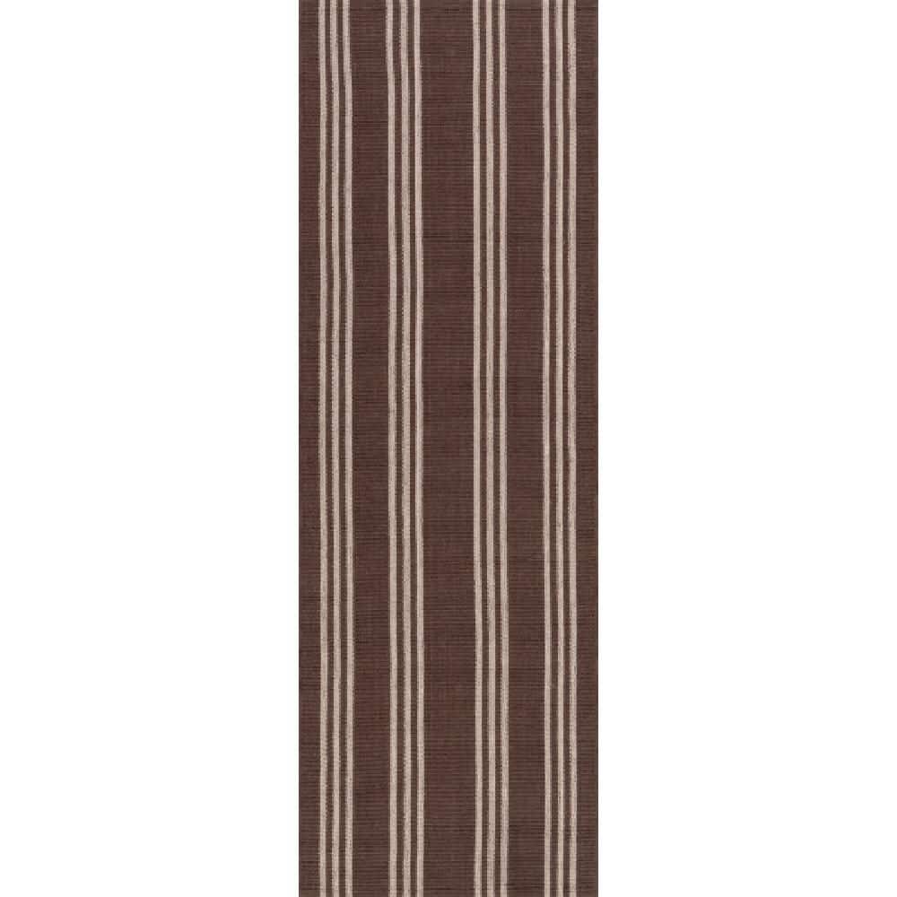 3 ft. x 8 ft. Dark Brown Hawthorn Striped Wool Indoor/Outdoor Patio Runner Rug price history on PriceWatchPro