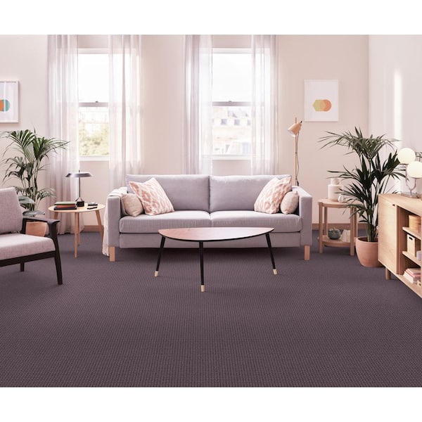 Abstract Joy Dart Purple 38 oz Nylon Pattern Carpet - Installation Required