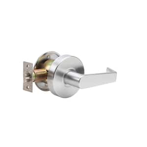 LSV Saturn Series Standard Duty Brushed Chrome Grade 2 Commercial Cylindrical Exit Door Handle
