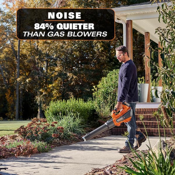 RIDGID - 18V Brushless 130 MPH 510 CFM Cordless Battery Leaf Blower with 6.0 Ah MAX Output Battery and Charger