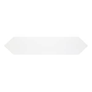 Color Collection White Ice 3 in. x 12 in. Bright Picket Ceramic Wall Tile (11.7895 sq. ft./Case)