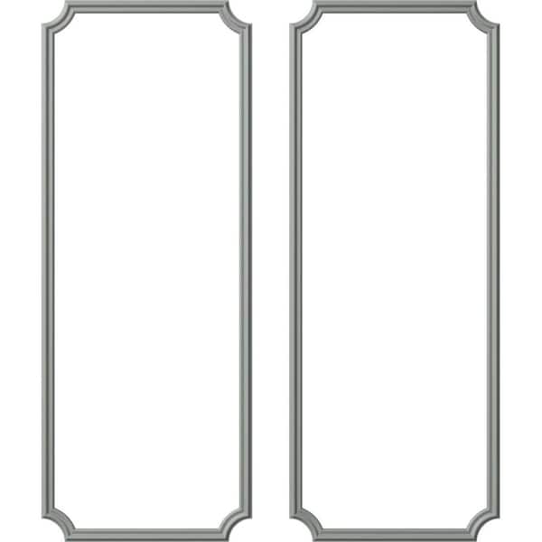 Ekena Millwork 14 Sq. Ft. Unfinished Polyurethane Seville Panel Moulding Kit (Double Panel)