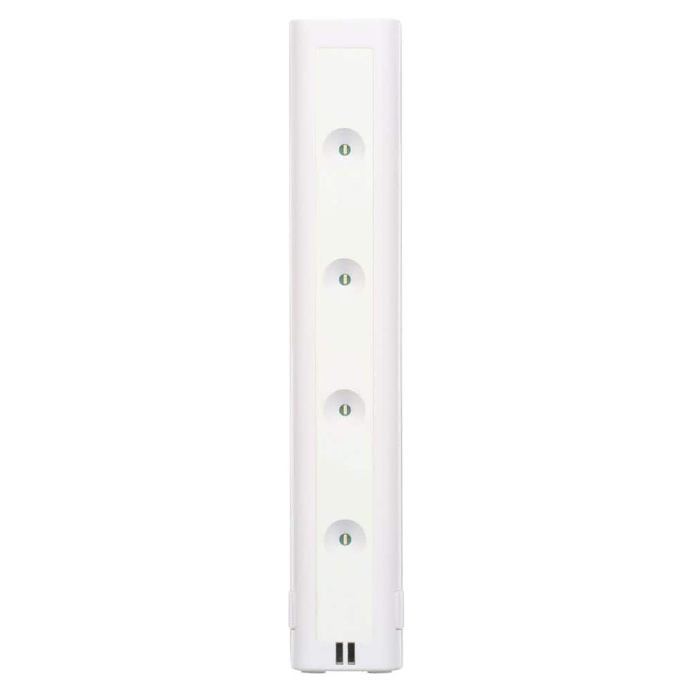 Bell + Howell 13 in. Rechargeable Wireless Integrated LED White Motion  Activated Closet and Under Cabinet Light 8644 - The Home Depot