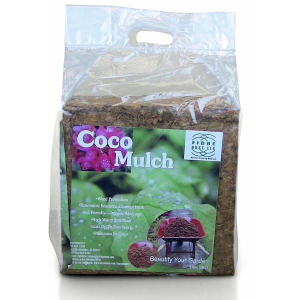 Unbranded Coco Mulch 5 kg Compressed All Natural Coconut Husk Mulch
