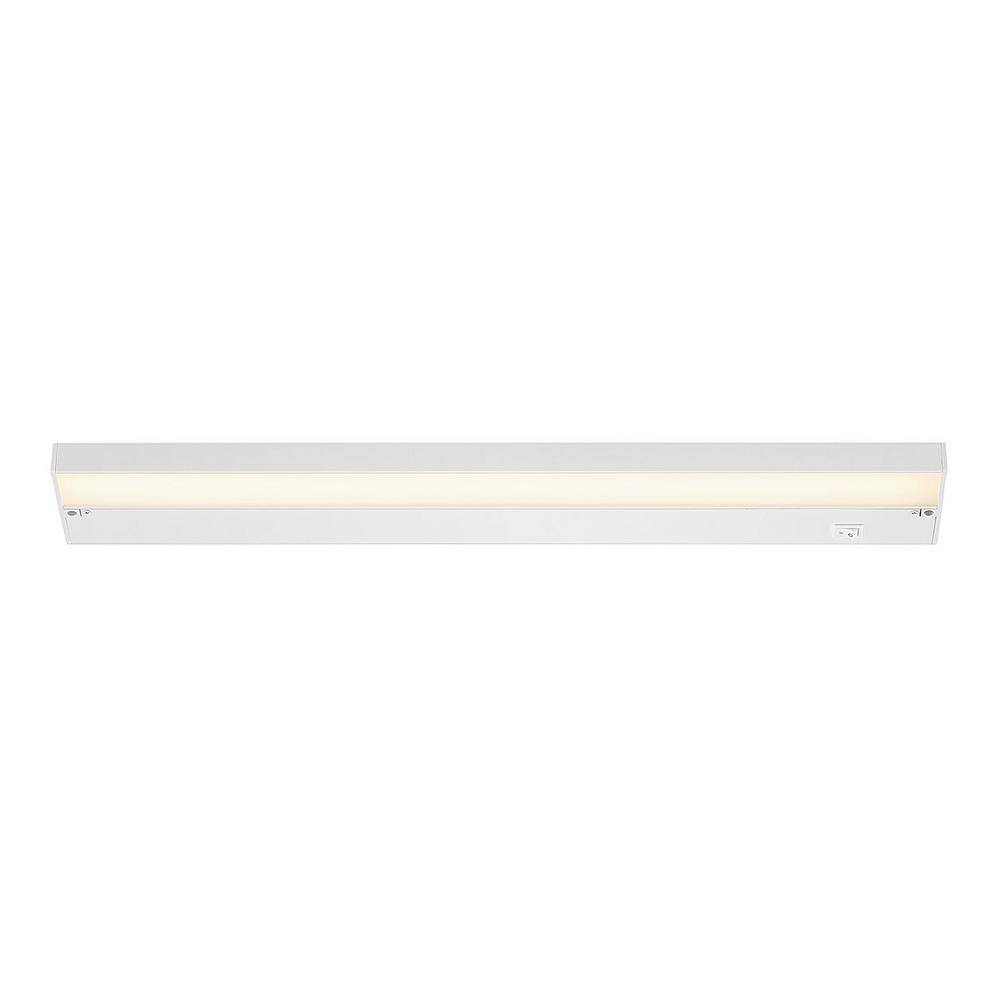 White 24'' LED Under Cabinet Light Bar with Dimmable Feature