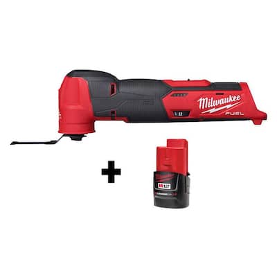 M12 FUEL 12-Volt Lithium-Ion Cordless Oscillating Multi-Tool with M12 2.0Ah Battery