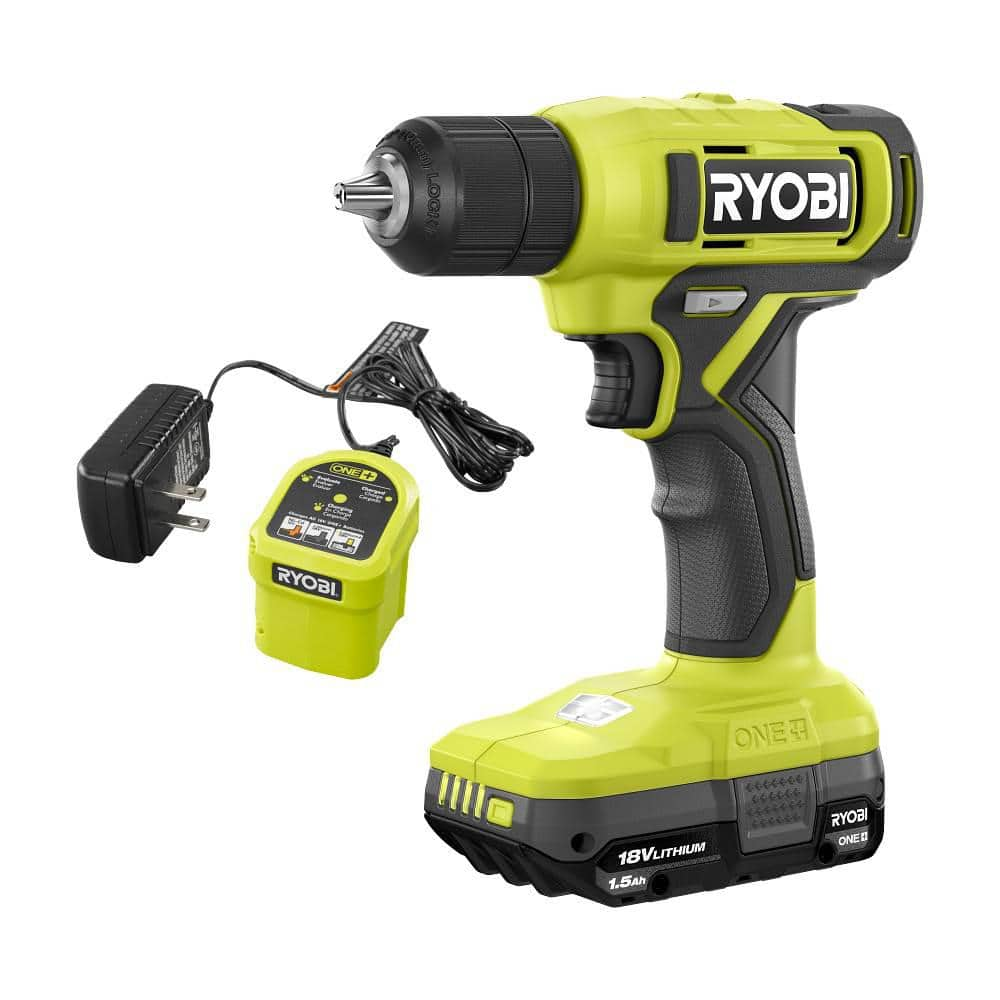 RYOBI ONE+ 18V Cordless 3/8 in. Drill/Driver Kit - The Home Depot