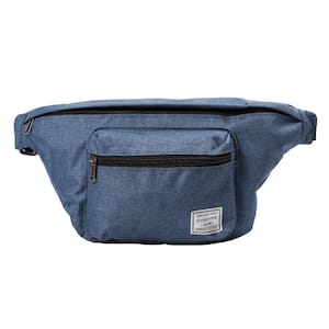Blue Over-sized Canvas Waist-Pack