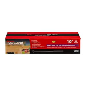 VersaLOK 0.220 in. x 10 in. Torx Flat Head Wood Screw (50-Pack)
