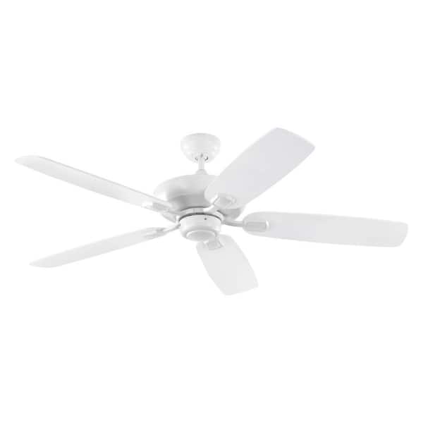 Generation Lighting Colony Max 52 in. Indoor/Outdoor Rubberized White Ceiling Fan