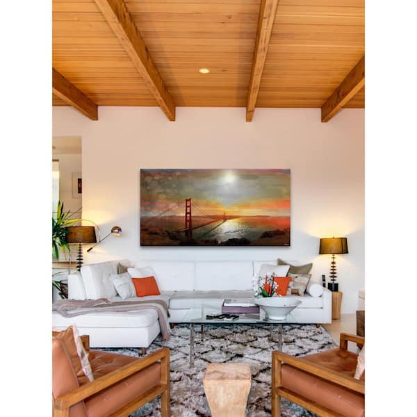 Unbranded 22.5 in. H x 45 in. W "Frity" by Parvez Taj Printed Canvas Wall Art