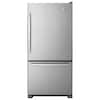 Amana 18 cu. ft. Bottom Freezer Refrigerator in Stainless Steel ...