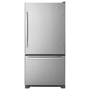 18 cu. ft. Bottom Freezer Refrigerator in Stainless Steel