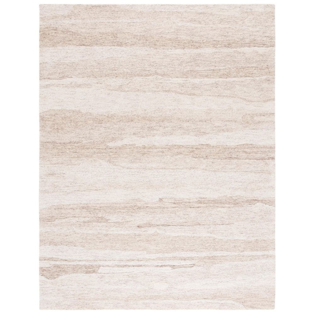 Ebony 8 ft. x 10 ft. Brown/Ivory Abstract Striped Area Rug price history on PriceWatchPro