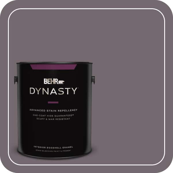 BEHR DYNASTY 1 gal. #MQ1-33 Sultry Smoke One-Coat Hide Eggshell Enamel Interior Stain-Blocking Paint & Primer