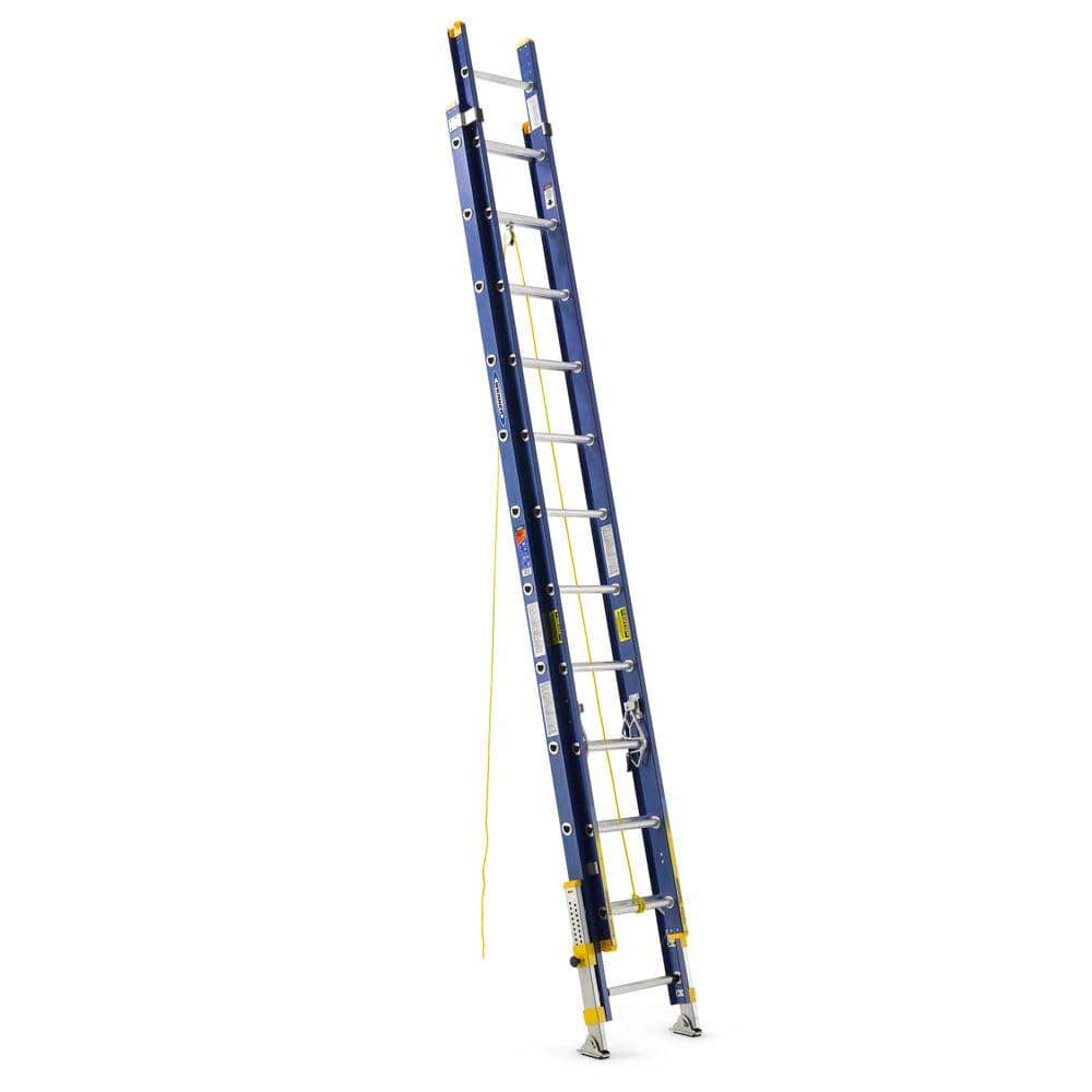 24 ft. Fiberglass D-Rung Equalizer Extension Ladder with 300 lb. Load Capacity Type IA Duty Rating price history on PriceWatchPro