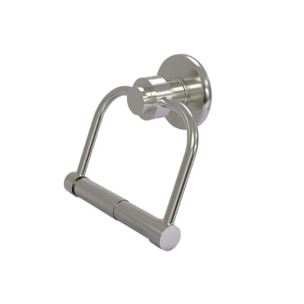 Allied Brass Mercury Collection Single Post Toilet Paper Holder in Satin Nickel