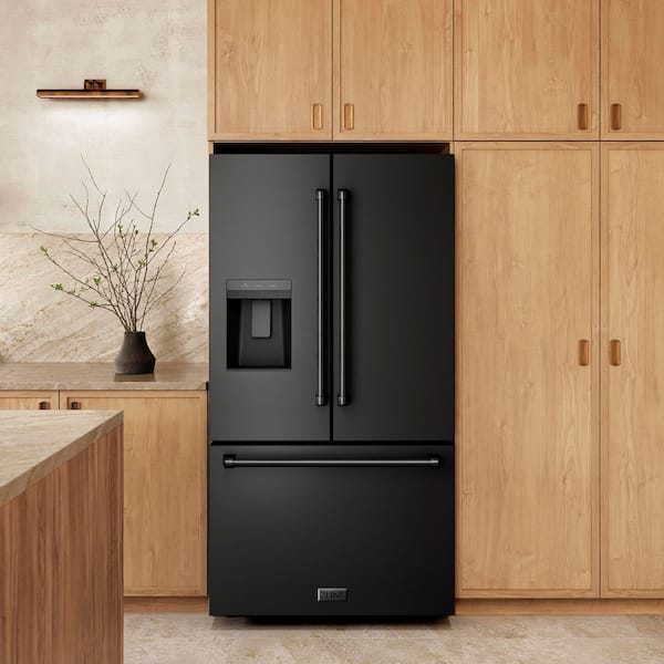 ZLINE Kitchen and Bath 36 in. Standard-Depth 3-Door French Door