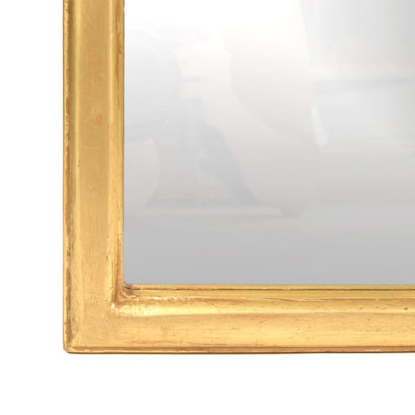 Best Home Fashion 35 In H X 30 W, Gold Frame Mirror Large