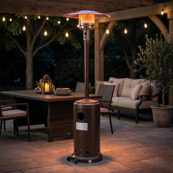 46,000 BTU Steel Propane Gas Patio Heater