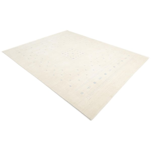 Simi Bohemian Ivory 3 ft. x 5 ft. Handmade Area Rug