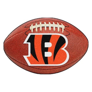 NFL Cincinnati Bengals Photorealistic 20.5 in. x 32.5 in Football Mat