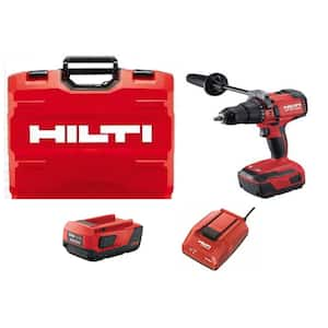 22-Volt Lithium-Ion 1/2 in. Cordless Brushless Hammer Drill Driver SF 6H Kit with 2 Batteries, Charger and Bag