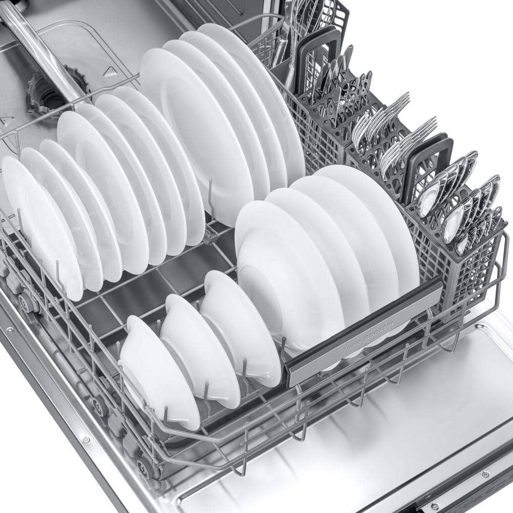 Stainless Steel Smart Built-In Dishwasher with Wi-Fi and 3 Racks