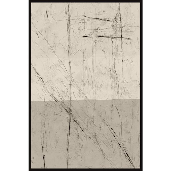 Unbranded "Big Decisions" by Marmont Hill Floater Framed Canvas Abstract Art Print 45 in. x 30 in.